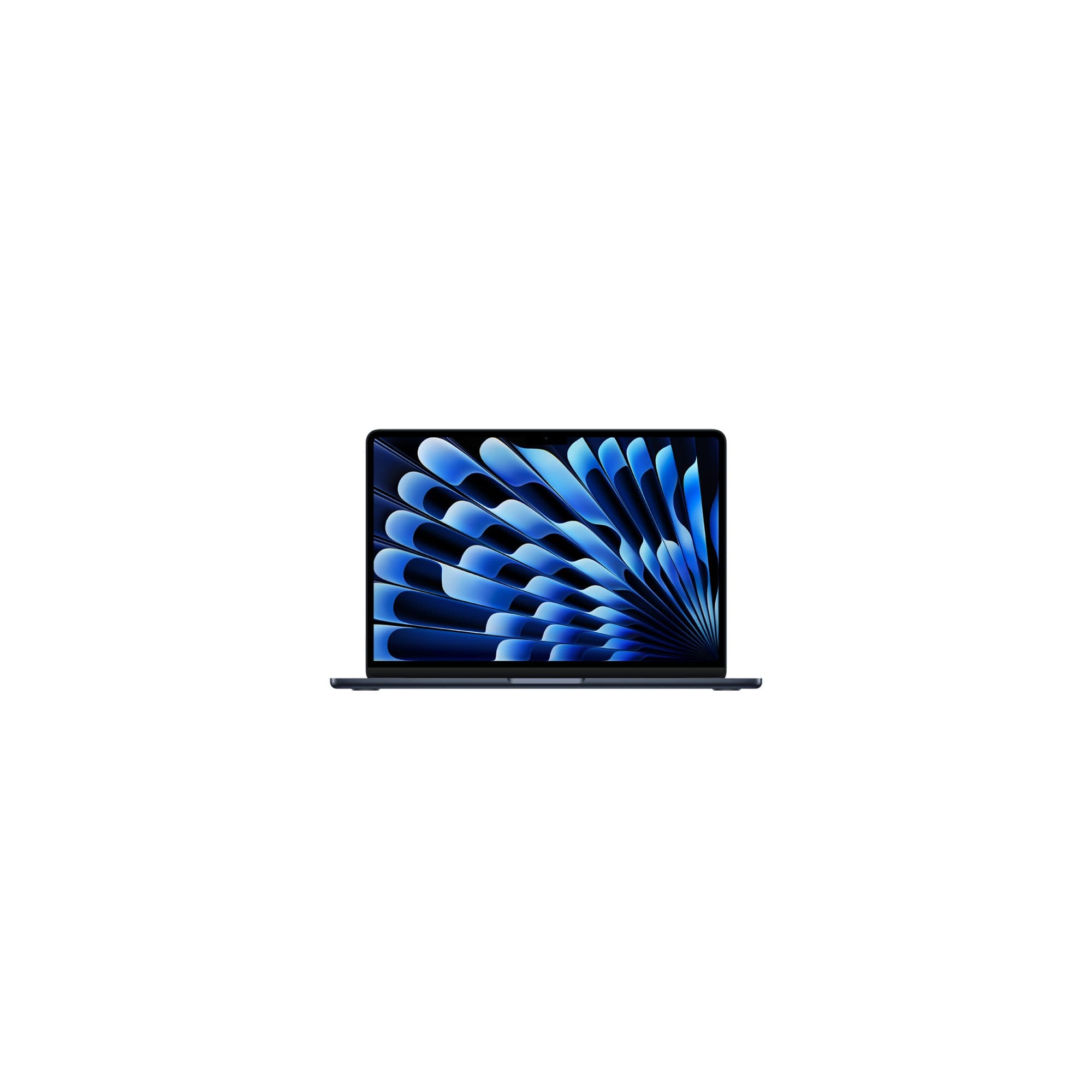 Apple MacBook Air 13-inch (M5) in Midnight — front view