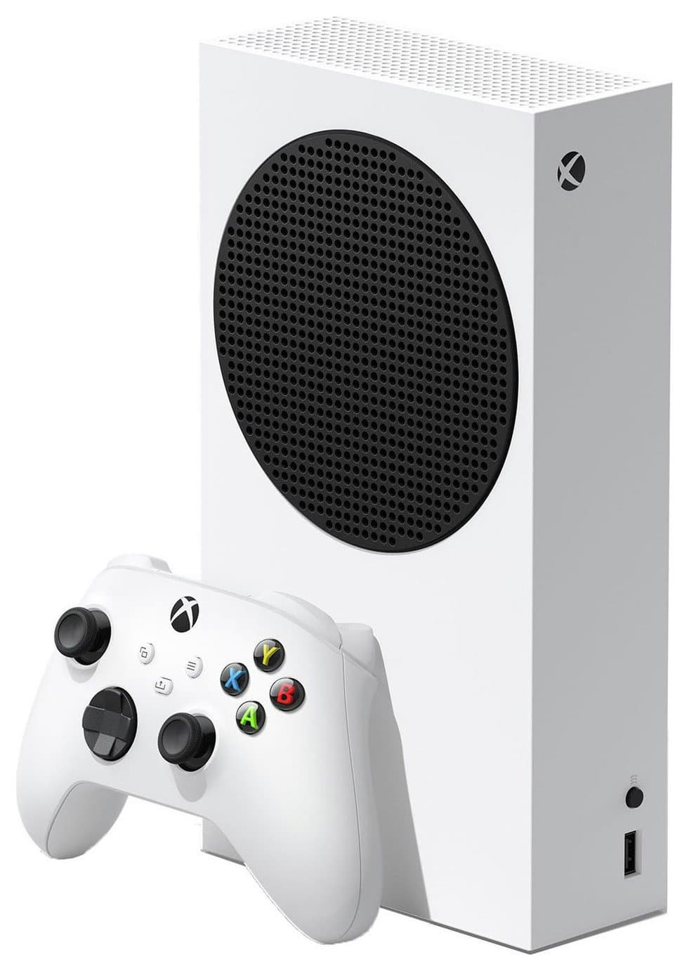 Xbox Series S 512GB in Robot White — front view