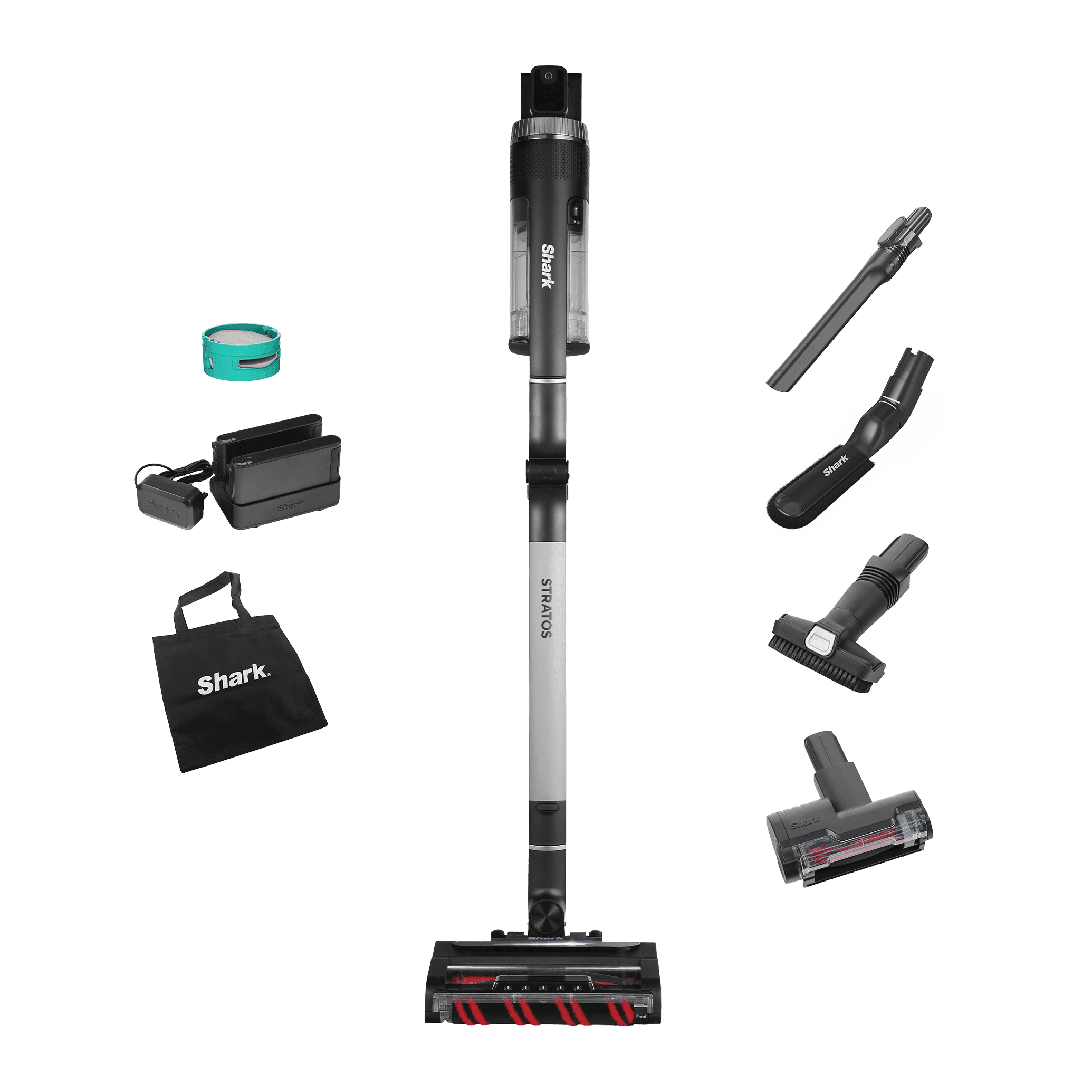 Shark Stratos cordless vacuum IZ420UKT — front view